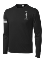 2-17 FA Long Sleeve Competitor Tee with Right Sleeve Flag