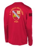 2-17 FA Long Sleeve Competitor Tee with Right Sleeve Flag