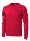 2-17 FA Long Sleeve Competitor Tee with Right Sleeve Flag