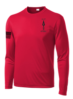 2-17 FA Long Sleeve Competitor Tee with Right Sleeve Flag