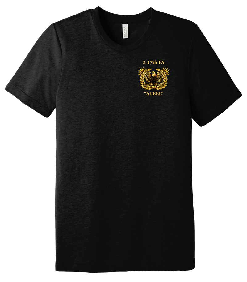 2-17 FA Warrant Officer Unisex Triblend Short Sleeve Tee