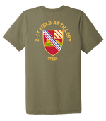 2-17 FA Warrant Officer Unisex Triblend Short Sleeve Tee