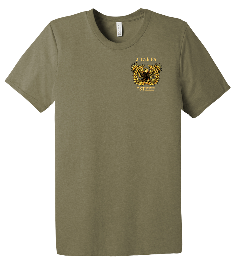 2-17 FA Warrant Officer Unisex Triblend Short Sleeve Tee