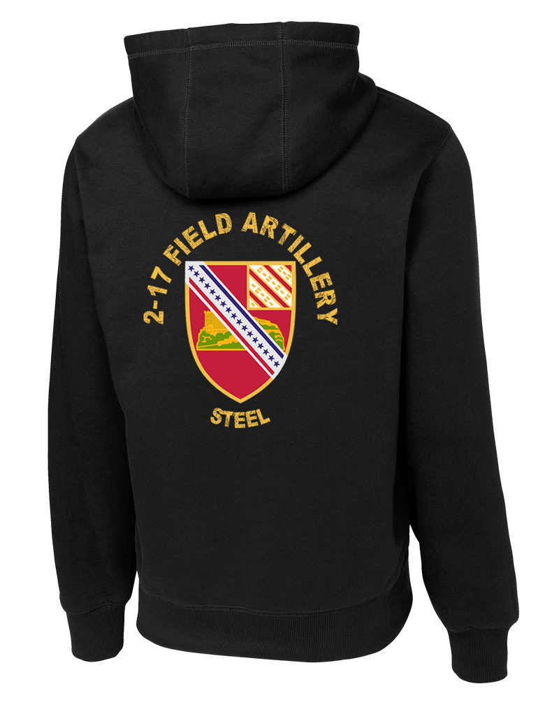 2-17 FA Warrant Officer Poly/Cotton Blend Hoodie