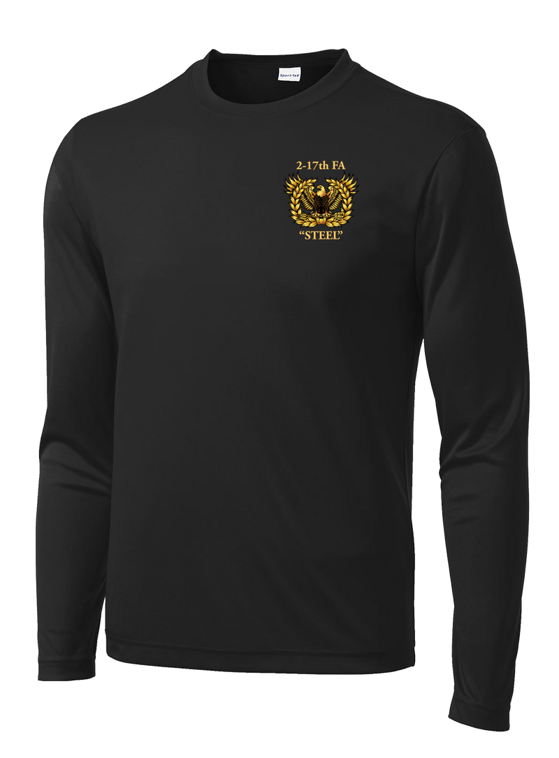 2-17 FA Warrant Officer Long Sleeve Competitor Tee