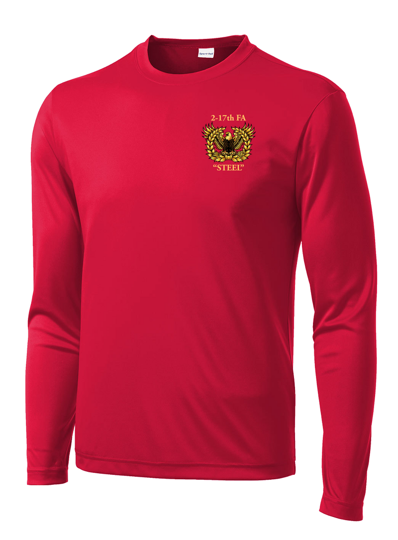 2-17 FA Warrant Officer Long Sleeve Competitor Tee