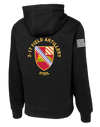 2-17 FA Poly/Cotton Blend Hoodie with Right Sleeve Flag