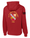 2-17 FA Poly/Cotton Blend Hoodie with Right Sleeve Flag