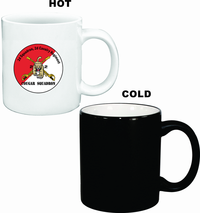 2-2 Cavalry Regiment Logo Appearing Coffee Mug