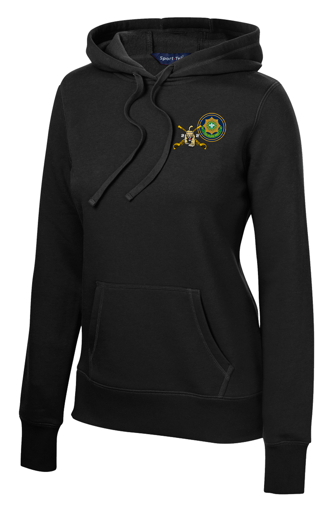2-2 Cavalry Regiment Ladies Poly/Cotton Blend Hoodie