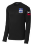 2-357 IN Fleece Pullover Crew with Left Sleeve Print