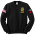 2-358 AR Blend Crewneck Sweatshirt with Two Sleeve Print