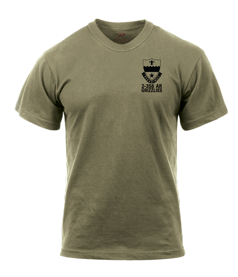 2-358 AR AR 670-1 Coyote Brown T-Shirt