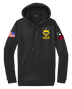 2-358 AR Fleece Hooded Pullover with Two Sleeve Print