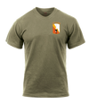 21st Signal BDE AR 670-1 Coyote Brown T-Shirt