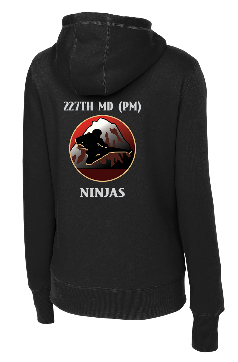 227th Med Det Ladies Poly/Cotton Blend Hoodie