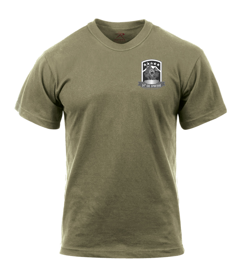 24th CSC AR 670-1 Coyote Brown T-Shirt