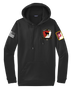250th FRSD Fleece Hooded Pullover with a two sleeve print