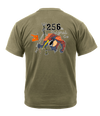 256th Signal Company AR 670-1 Coyote Brown T-Shirt