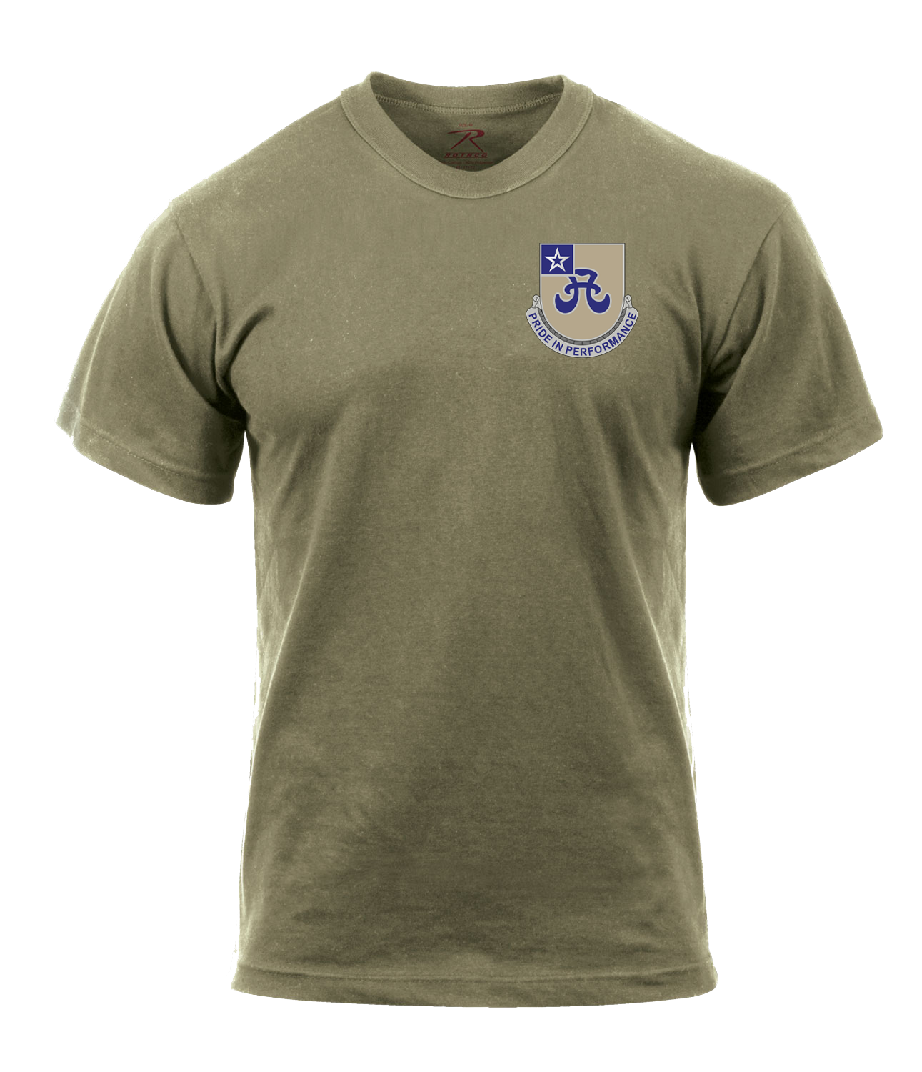 256th Signal Company AR 670-1 Coyote Brown T-Shirt