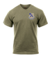 256th Signal Company AR 670-1 Coyote Brown T-Shirt