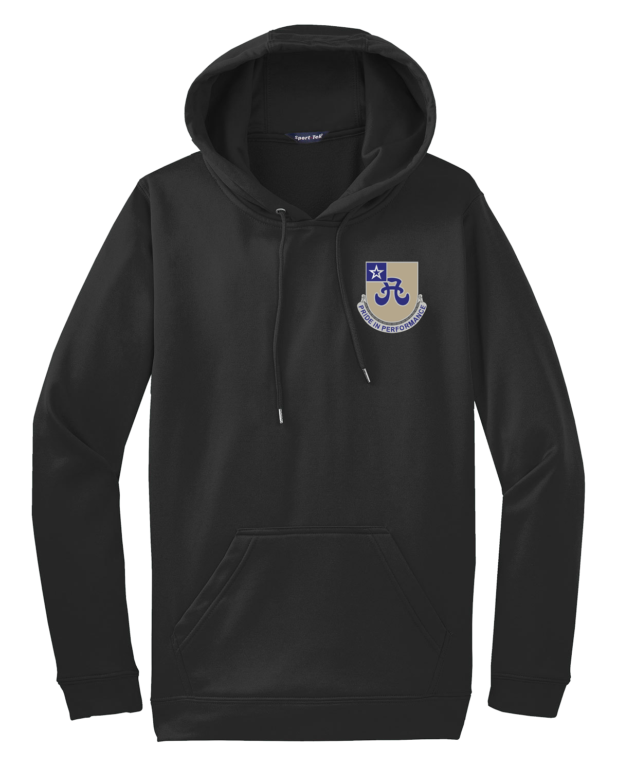 256th Signal Company Fleece Hooded Pullover