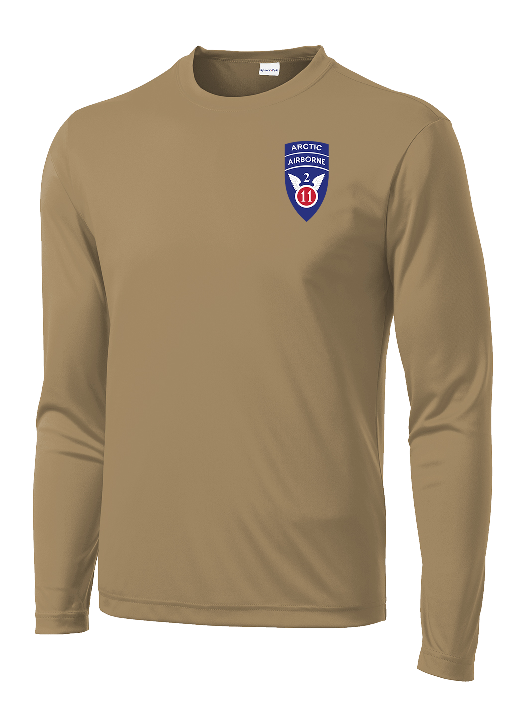 2D BN 377 PFAR Coyote Brown Long Sleeve Competitor Tee