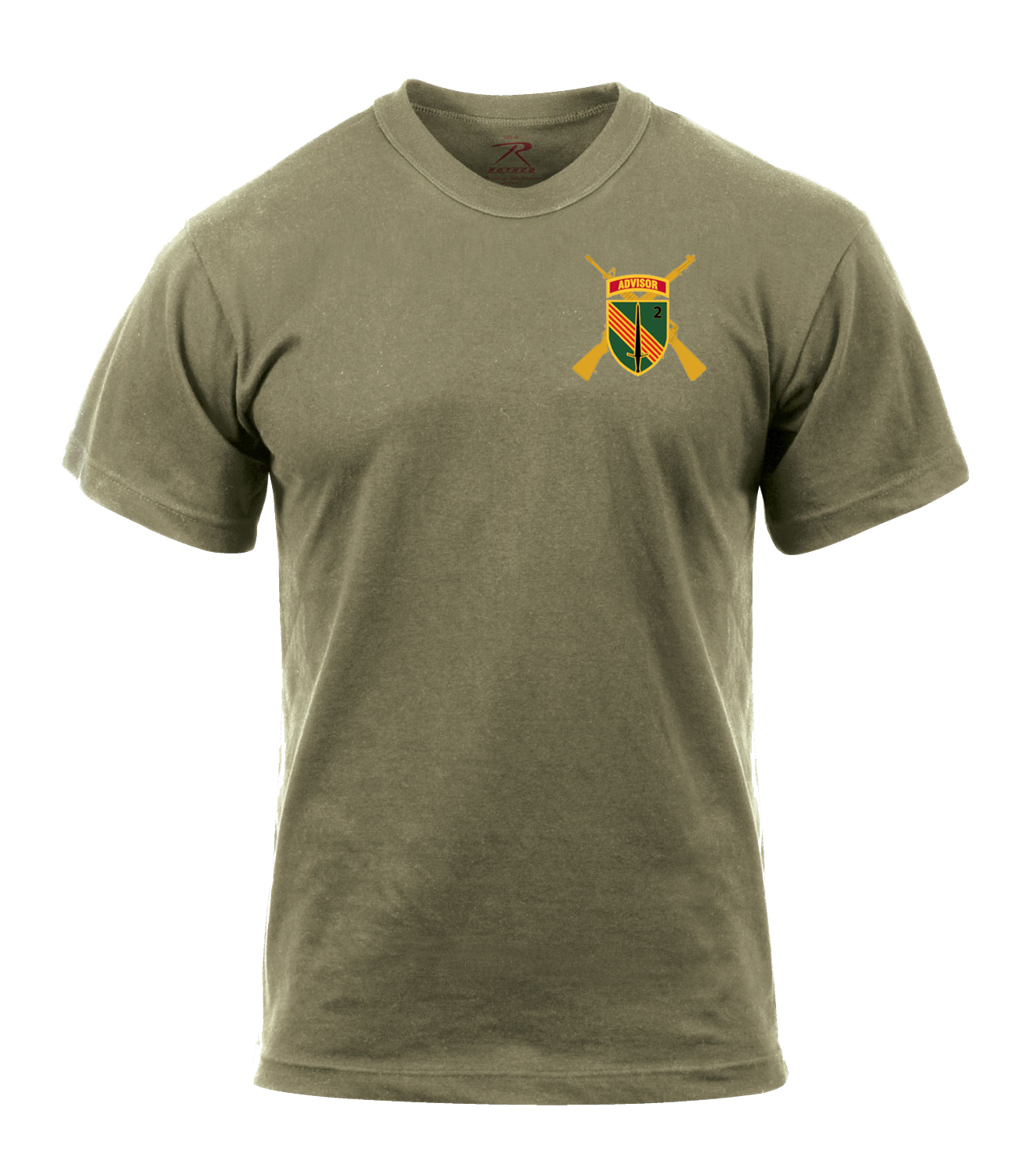 2nd BN 4th SFAB AR 670-1 Coyote Brown T-Shirt with Black Back Design
