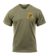 2nd BN 4th SFAB AR 670-1 Coyote Brown T-Shirt with Black Back Design