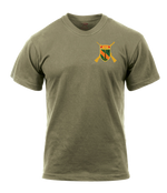 2nd BN 4th SFAB AR 670-1 Coyote Brown T-Shirt with Black Back Design