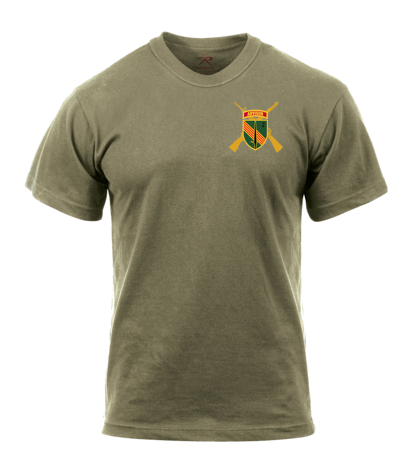 2nd BN 4th SFAB AR 670-1 Coyote Brown T-Shirt with Black Back Design