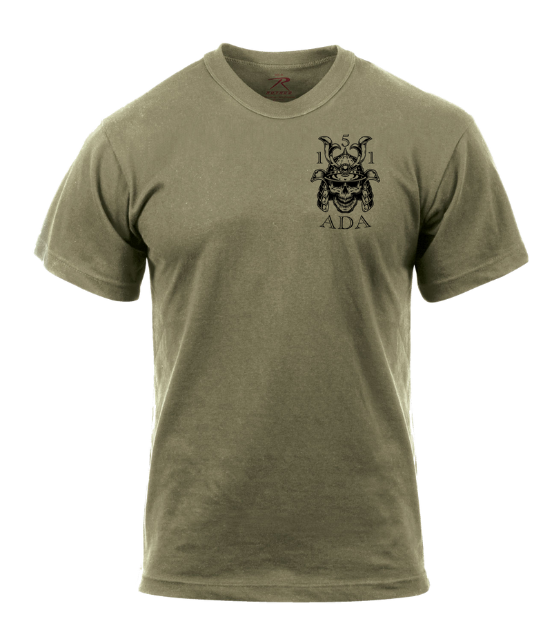 2nd PLT Alpha Battery 1-51 ADA AR 670-1 Coyote Brown T-Shirt