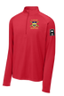 3-358 FA 1/2 Zip Raglan Performance Pullover with Left Sleeve Print