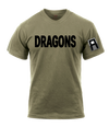 3-358 FA AR 670-1 Coyote Brown T-Shirt with Left Sleeve Print