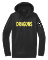 3-358 FA Fleece Hooded Pullover with Left Sleeve Print