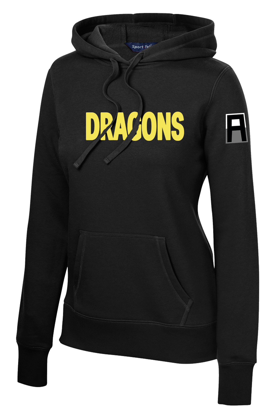 3-358 FA Ladies Poly/Cotton Blend Hoodie with Left Sleeve Print