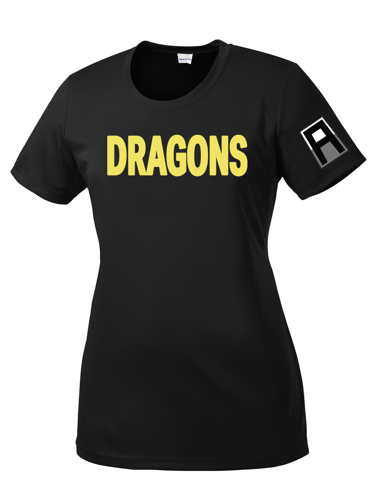 3-358 FA Ladies Competitor Tee with Left Sleeve Print