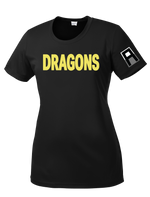 3-358 FA Ladies Competitor Tee with Left Sleeve Print