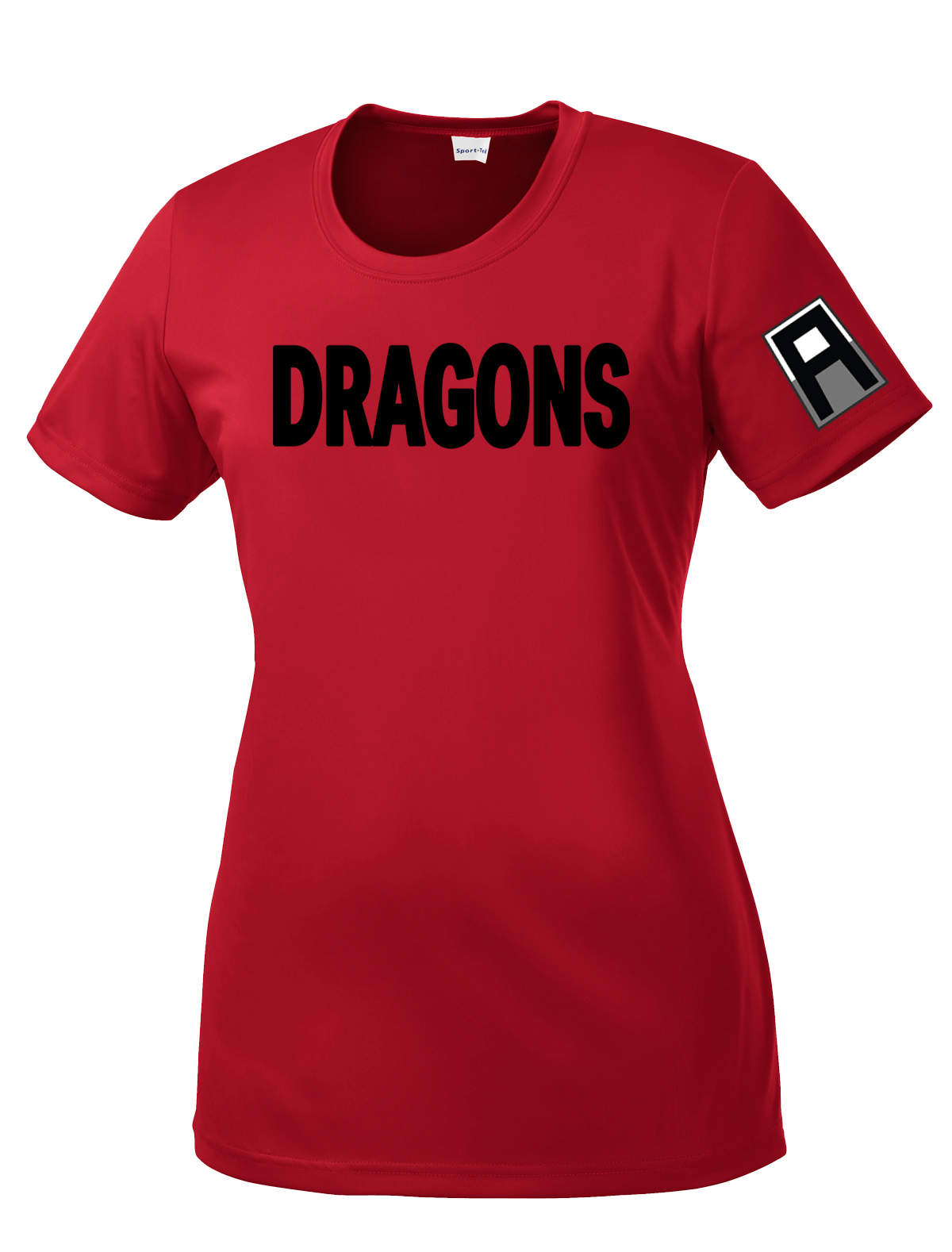 3-358 FA Ladies Competitor Tee with Left Sleeve Print