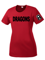 3-358 FA Ladies Competitor Tee with Left Sleeve Print