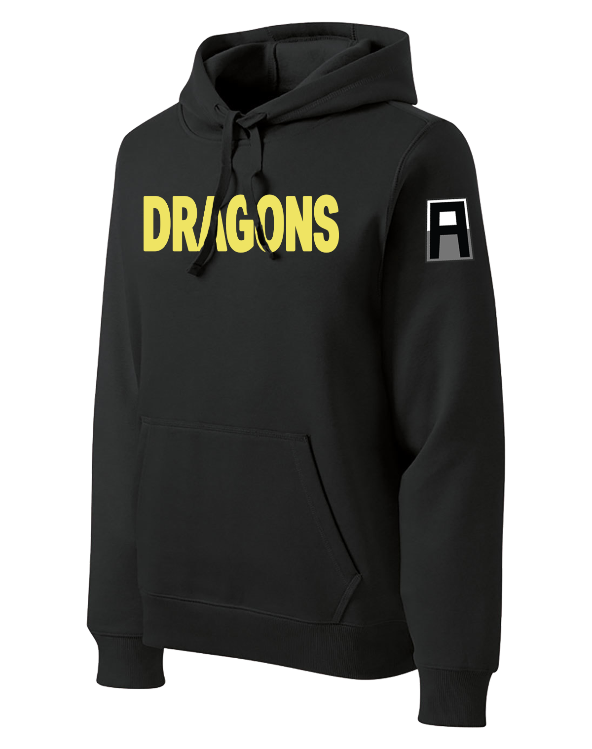 3-358 FA Station Poly/Cotton Blend Hoodie with Left Sleeve Print