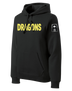 3-358 FA Station Poly/Cotton Blend Hoodie with Left Sleeve Print