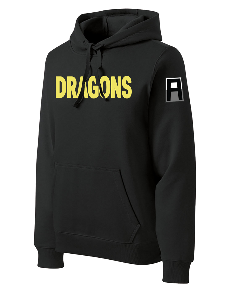 3-358 FA Station Poly/Cotton Blend Hoodie with Left Sleeve Print