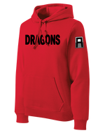 3-358 FA Station Poly/Cotton Blend Hoodie with Left Sleeve Print