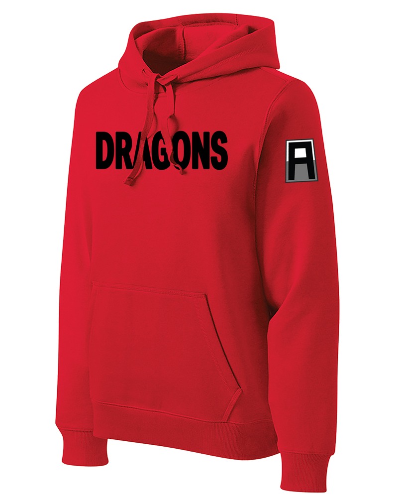 3-358 FA Station Poly/Cotton Blend Hoodie with Left Sleeve Print
