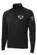 3-364 BEB 1/2 Zip Raglan Performance Pullover with Left Sleeve Print