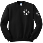3-364 BEB Blend Crewneck Sweatshirt with Left Sleeve Print