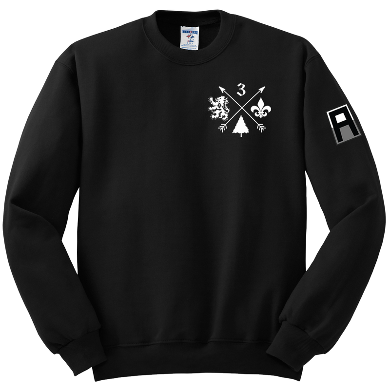 3-364 BEB Blend Crewneck Sweatshirt with Left Sleeve Print
