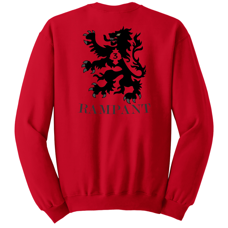 3-364 BEB Blend Crewneck Sweatshirt with Left Sleeve Print