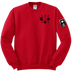 3-364 BEB Blend Crewneck Sweatshirt with Left Sleeve Print